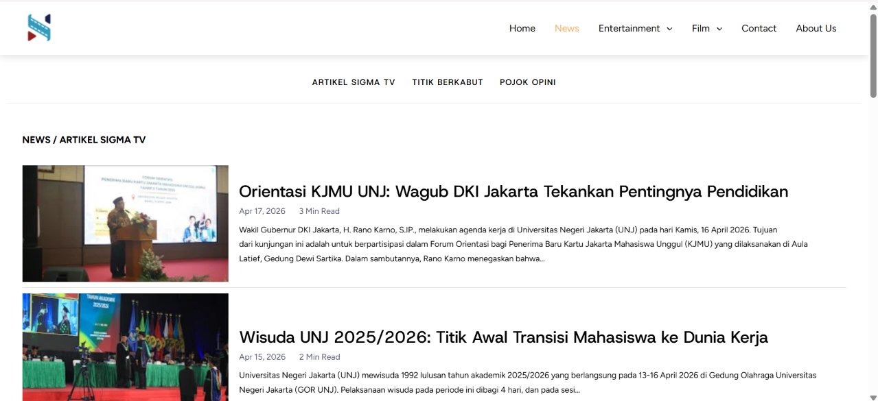 SIGMA TV UNJ visual 3